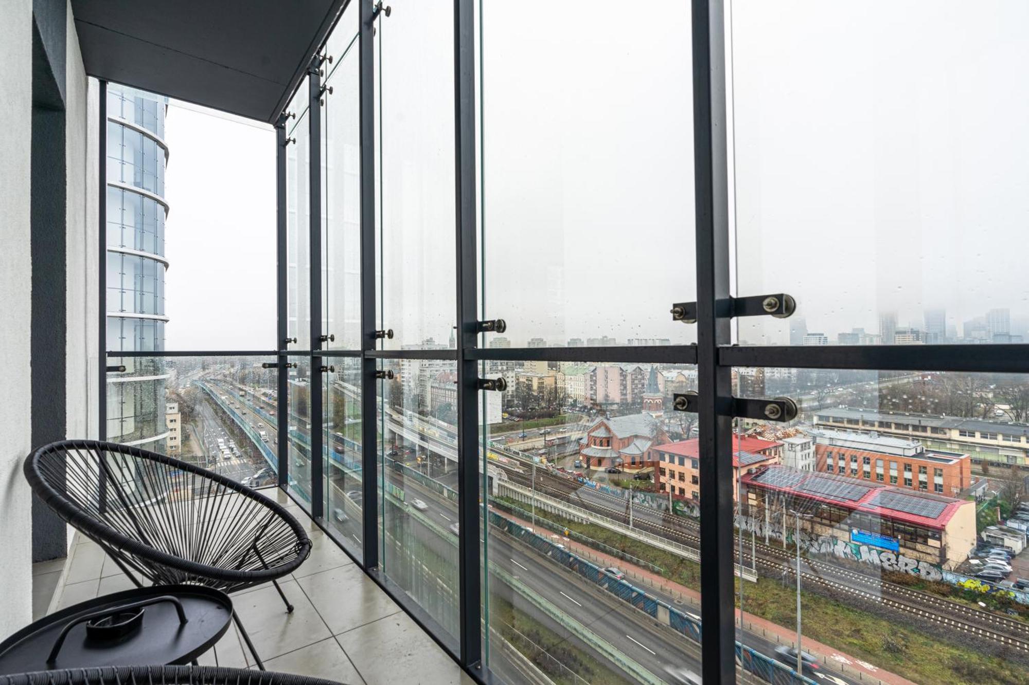 Warsaw Business Apartments - Air Conditioning, 10Th Floor, City View, Balcony - By Rentujemy 外观 照片